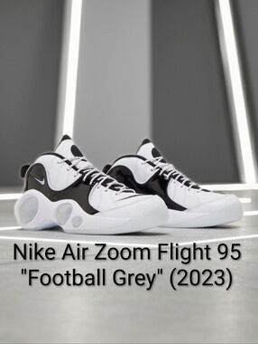 Nike Air Zoom Flight 95 "Football Grey" Mens 11.5 Brand New